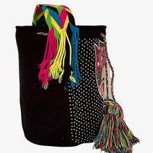 Load image into Gallery viewer, Wayuu embellished Fridita in Black Neon