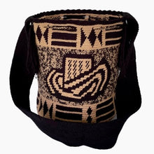 Load image into Gallery viewer, Brown Vueltiao Wayuu Bucket Bag