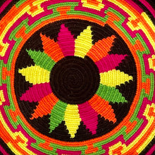 Load image into Gallery viewer, Wayuu Bag Flap Top Neon