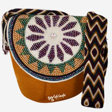 Load image into Gallery viewer, Wayuu Bag Jeweled Flap Top Fall