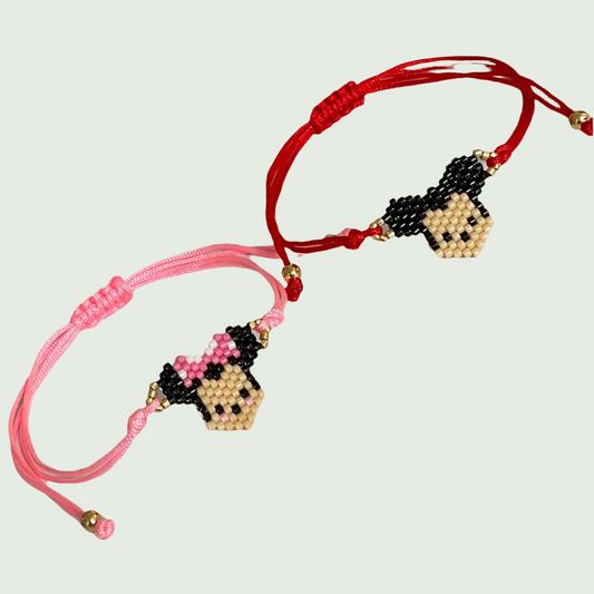 Mickey & Minnie Beaded Bracelets