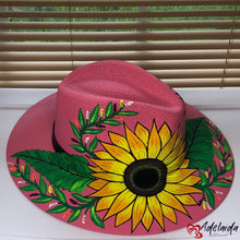 Load image into Gallery viewer, Hand painted Hat Sunflower
