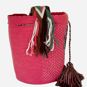 Wayuu embellished Fridita in Coral