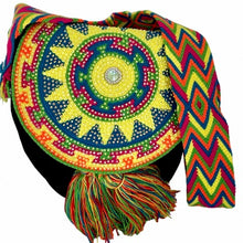 Load image into Gallery viewer, Wayuu Bag Jeweled Flap Top Sun
