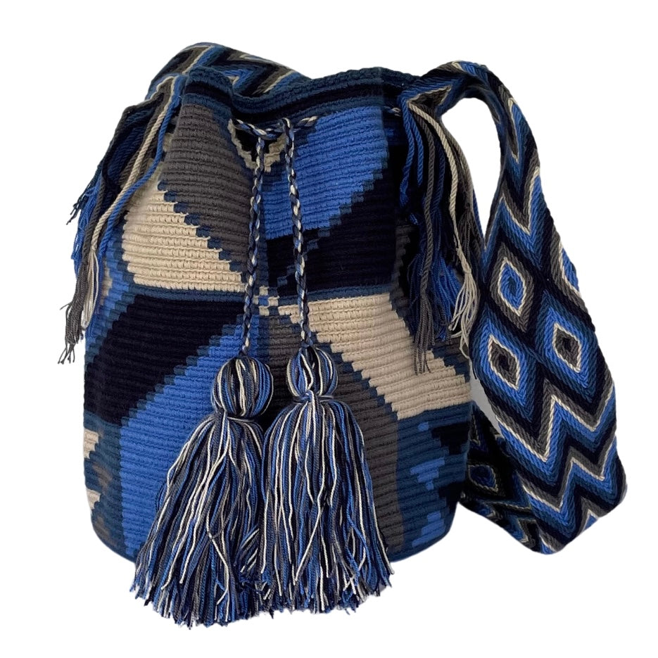 Blue Prisma  Wayuu Bucket Bag