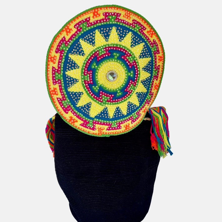 Wayuu Bag Jeweled Flap Top Sun