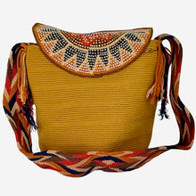 Load image into Gallery viewer, Wayuu Bag Jeweled Flap Top Autumn
