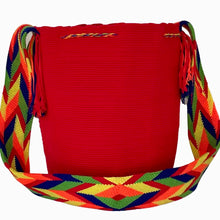 Load image into Gallery viewer, Wayuu embellished Fridita in Red
