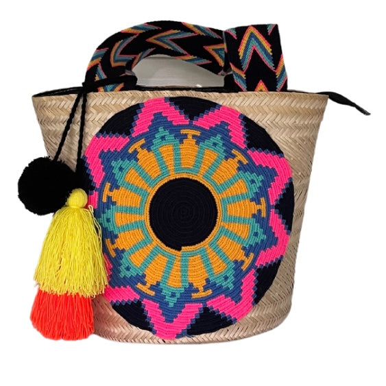 Wayuu Basket Colorful