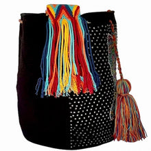 Load image into Gallery viewer, Wayuu embellished Butterfly in Black
