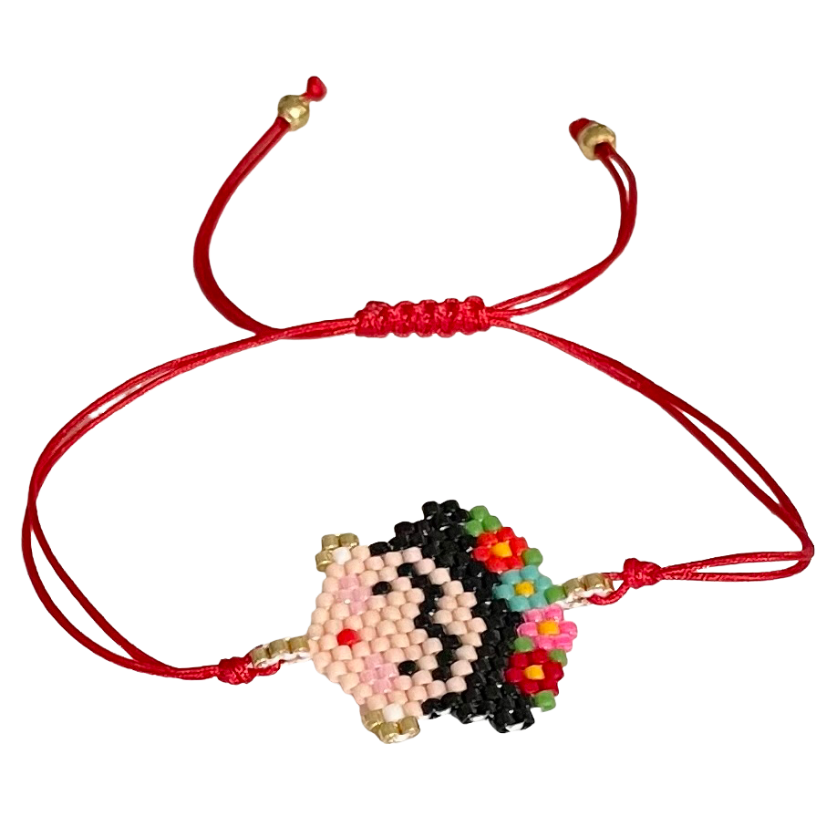 Frida-Inspired Miyuki Beaded Bracelet